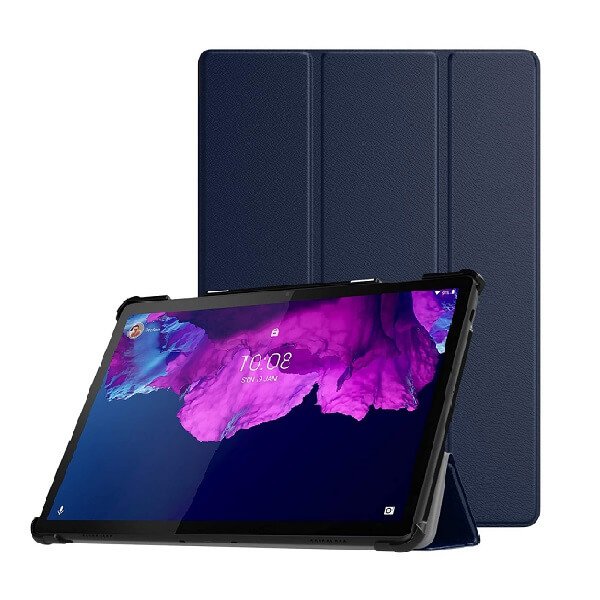 Lenovo Tab P11 (11 inch) Folio Leather Cover Smart Magnetic Soft Flexible Case (Navy Blue) Lenovo Tab P11 (11 inch) Folio Leather Cover Smart Magnetic Soft Flexible Case (Navy Blue)